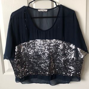 Sequined Layering Blouse